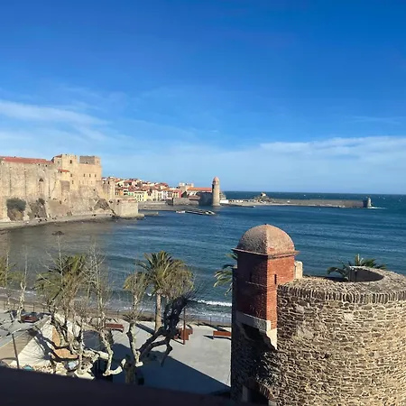 3conv48- T2 Avec Vue Imprenable En Face Коллиур